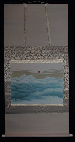Sun and clouds with cranes (138 cm)