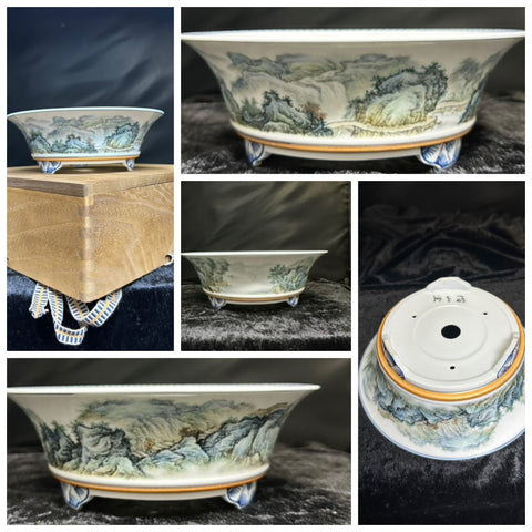 Bonsai-Pot with BOX "soft landscape I"