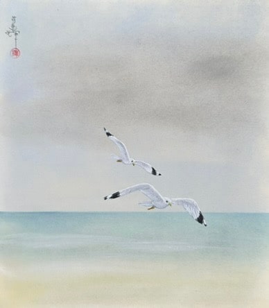 Seagulls (24 x 27 cm)