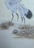 Cranes with snow (6,0 cm)