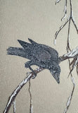 Raven in winter (7,5 cm)