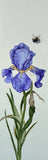 Flower with bumblebee (7,5 cm)
