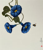 Flower with bumblebee (24 x 27 cm)