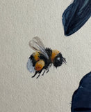 Flower with bumblebee (24 x 27 cm)