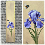 Flower with bumblebee (7,5 cm)