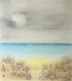 Moon and ocean (24 x 27 cm)