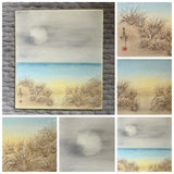 Moon and ocean (24 x 27 cm)