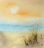 Sun and ocean (24 x 27 cm)