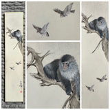 Monkey and sparrows (7,5 cm)