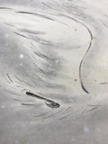 Flying heron with snow (129 cm)