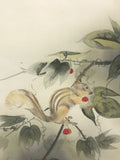 Squirrel with autumn leaves and fruits - with BOX (187 cm)