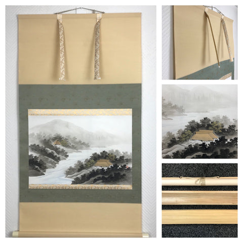 Village near the river - with BOX (100 cm)