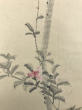 SET - Mejiro with flowers & Birds with nandina (194 cm)