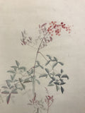 SET - Mejiro with flowers & Birds with nandina (194 cm)