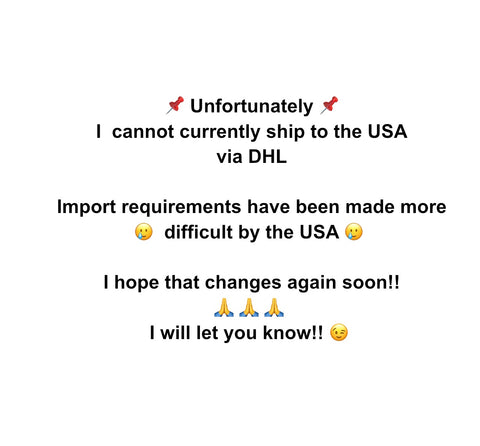 Unfortunately - no shipping to USA