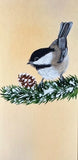 Marsh Tit in Winter (7,5 cm)