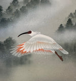 Ibises in Winter (138 cm)