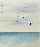 Seagulls (18 x 21 cm)