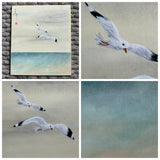 Seagulls (18 x 21 cm)