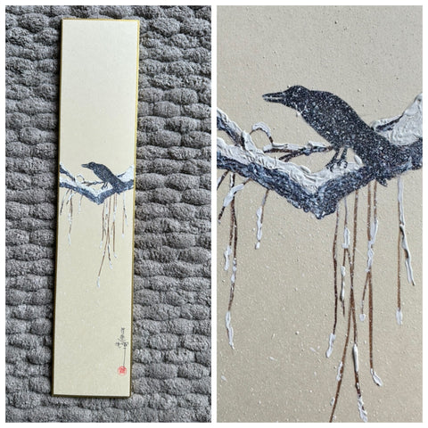 Raven in winter (7,5 cm)