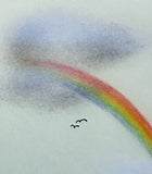 Rainbow with clouds (12 x 13,5 cm)