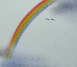 Rainbow with clouds (12 x 13,5 cm)