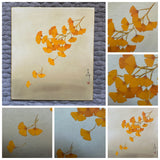 Ginkgo-leaves (24 x 27 cm)