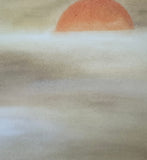 Sun with clouds (24 x 27 cm)