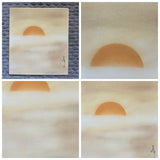Sun with clouds (24 x 27 cm)