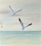 Seagulls (24 x 27 cm)