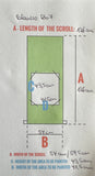 Blank Japanese scroll (126 cm)