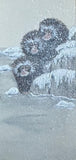 Monkeys in winter (7,5 cm)