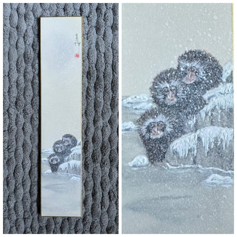 Monkeys in winter (7,5 cm)