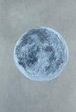 Wolf at full moon (7,5 cm)