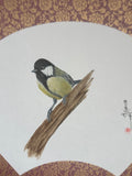 Tit on branch (24 x 27 cm)