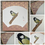 Tit on branch (24 x 27 cm)