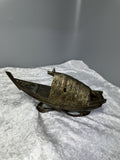 Okimono "Fishing boat"