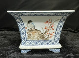 Bonsai-Pot with BOX "birds" /square