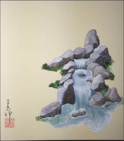 Little waterfall (24 x 27 cm)
