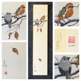 1st LIMITED EDITION 2/10+2 "Bird with autumn leaves" (7,5 cm)