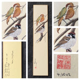 1st LIMITED EDITION 4/10+2 "Bird with autumn leaves" (7,5 cm)