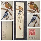 1st LIMITED EDITION 9/10+2 "Bird with autumn leaves" (7,5 cm)