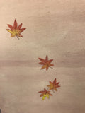 Deers with autumn leaves