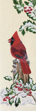 Red cardinal in winter (*7,5 cm)