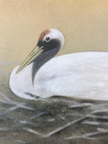 Crane on nest (24 x 27 cm)