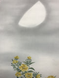 Moon and flowers
