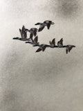 Geese with moon (7,5 cm)