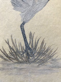 Crane in winter (7,5 cm)