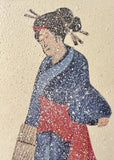 Kimono-woman in winter (7,5 cm)