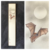 Bat with moon (6,0 cm)